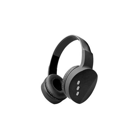 Cable Wholesale Bluetooth Wireless Headphone w/ Built-in Microphone, Adjustable Headband, Black 5002-33200